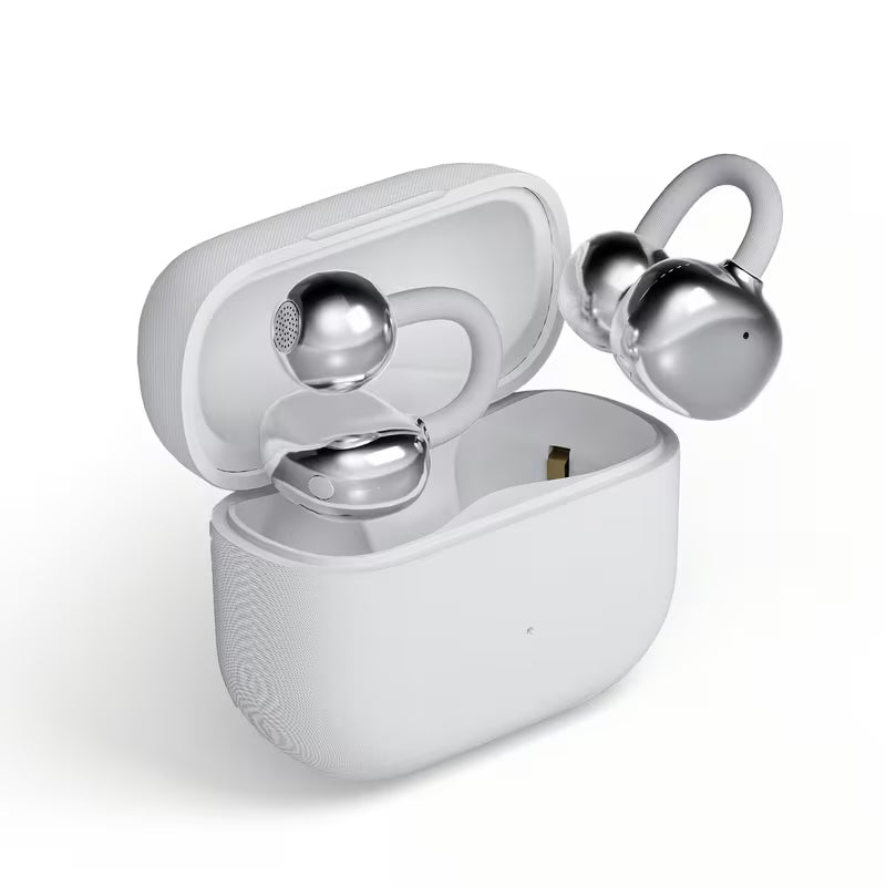 Sound Haven Open-Ear Rechargeable Sound Amplifier, Equipped with Portable Charging Box