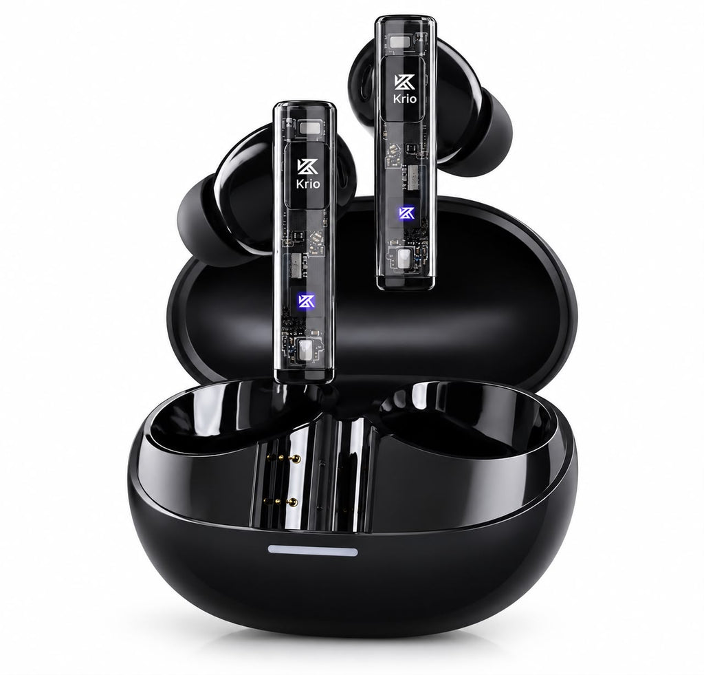KZ Krio True Wireless Earbuds, Bluetooth 5.3 HiFi Deep Bass Stereo Sound Headphones